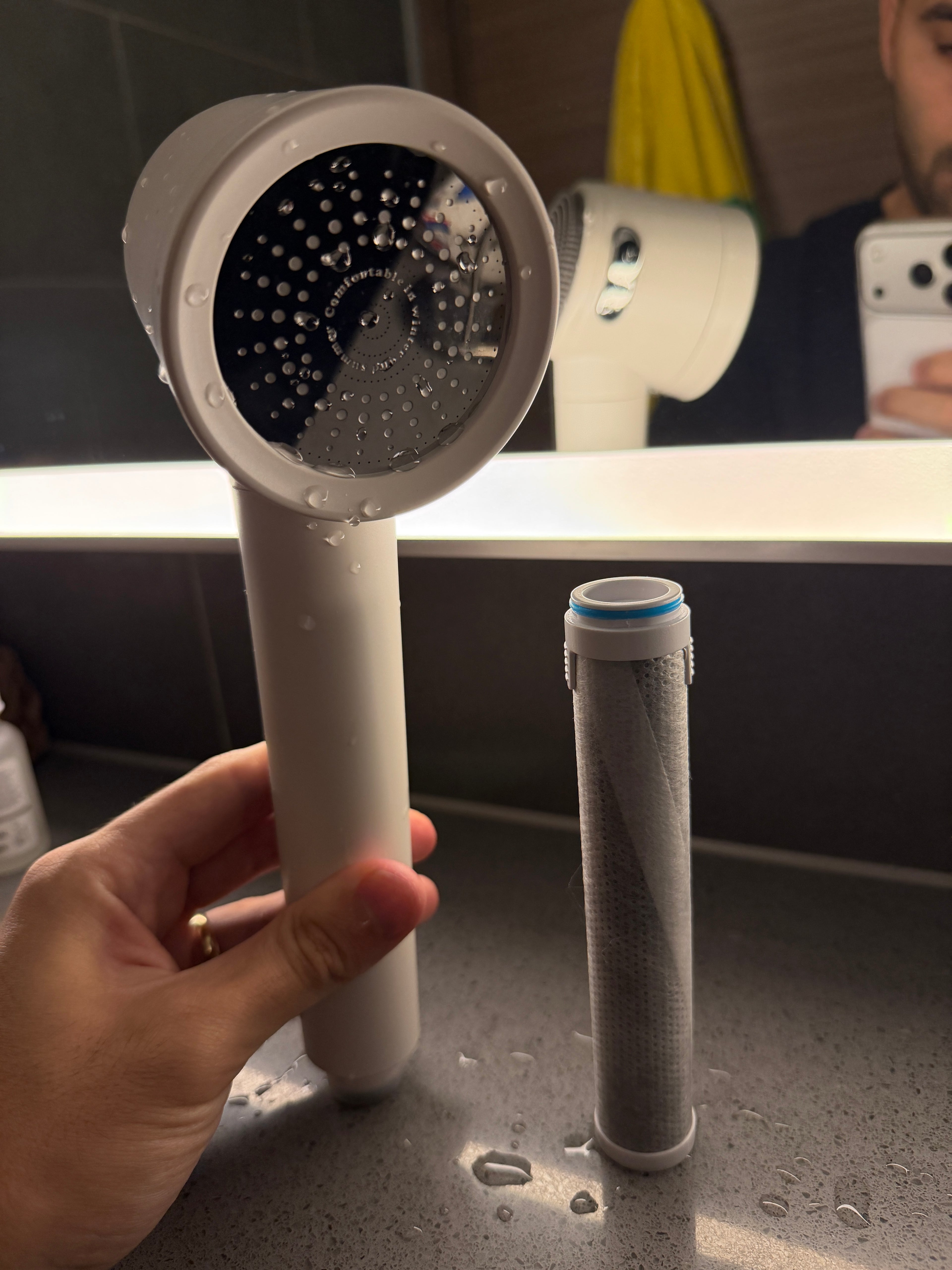 CLEAU Shower Head — White