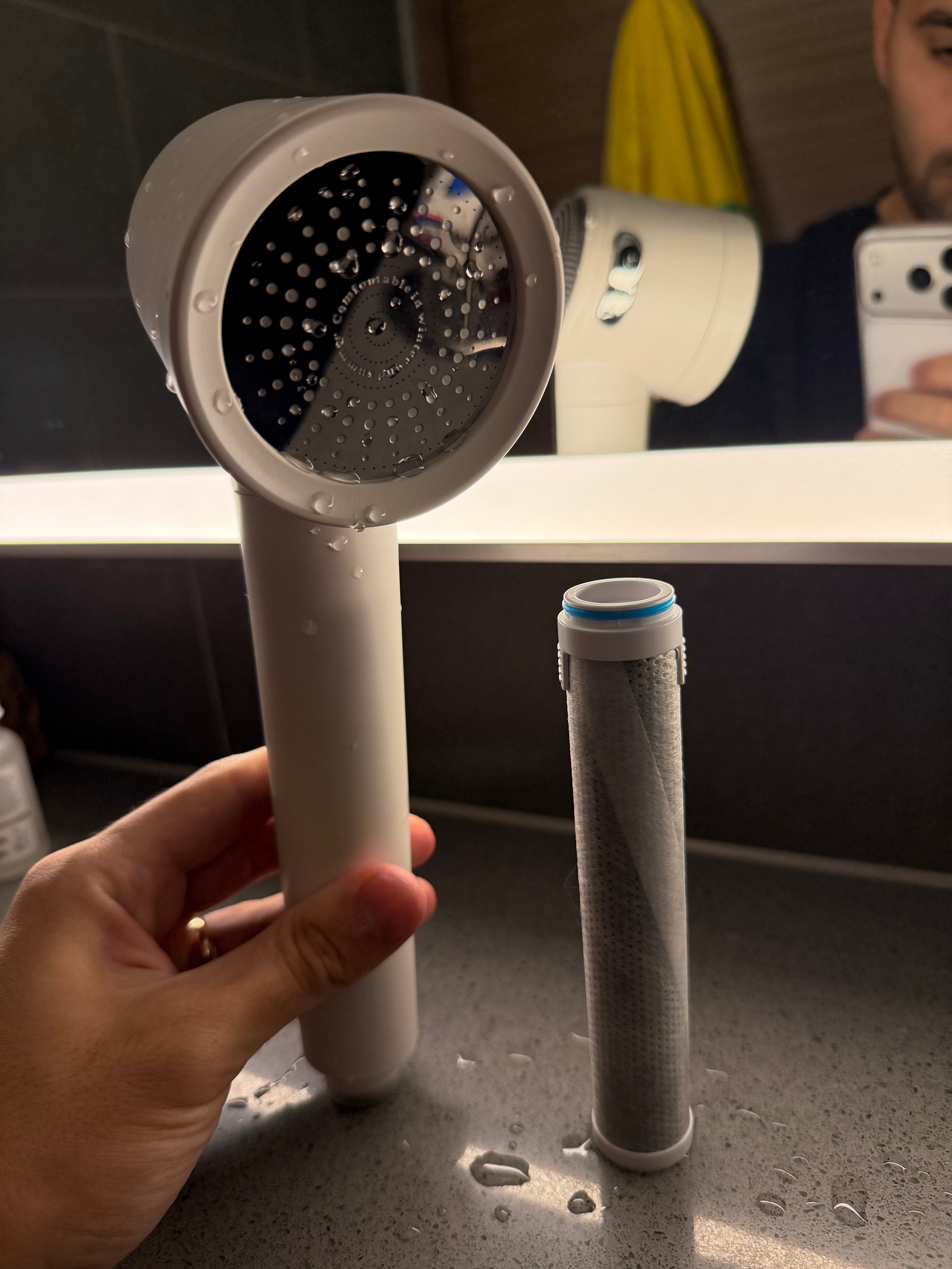 CLEAU Shower Head — White