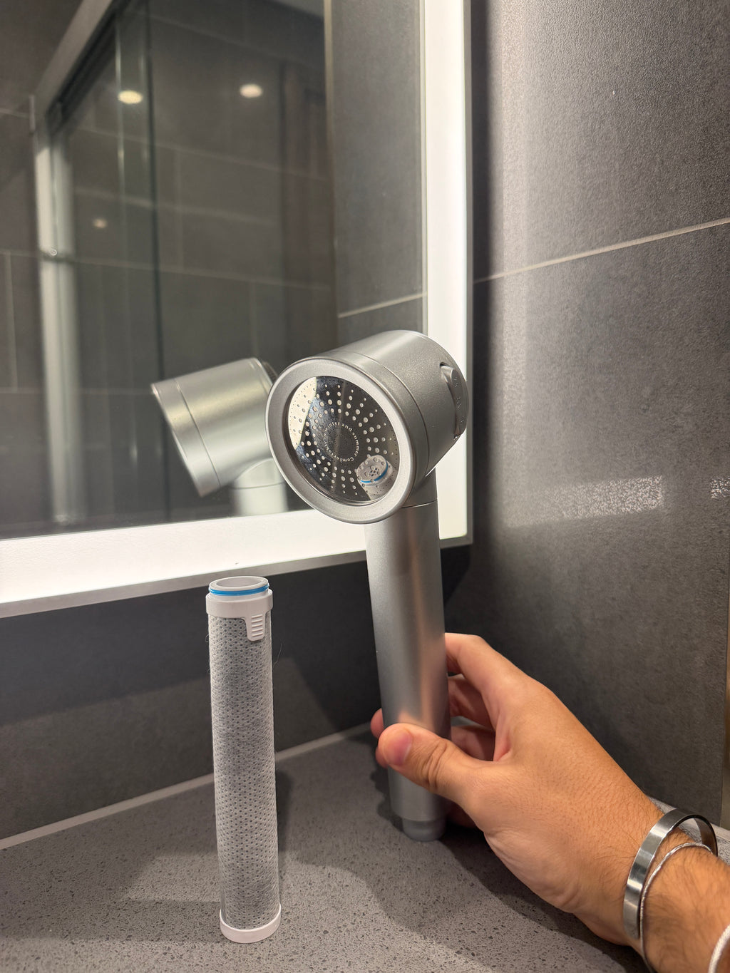 CLEAU Shower Head — Chrome