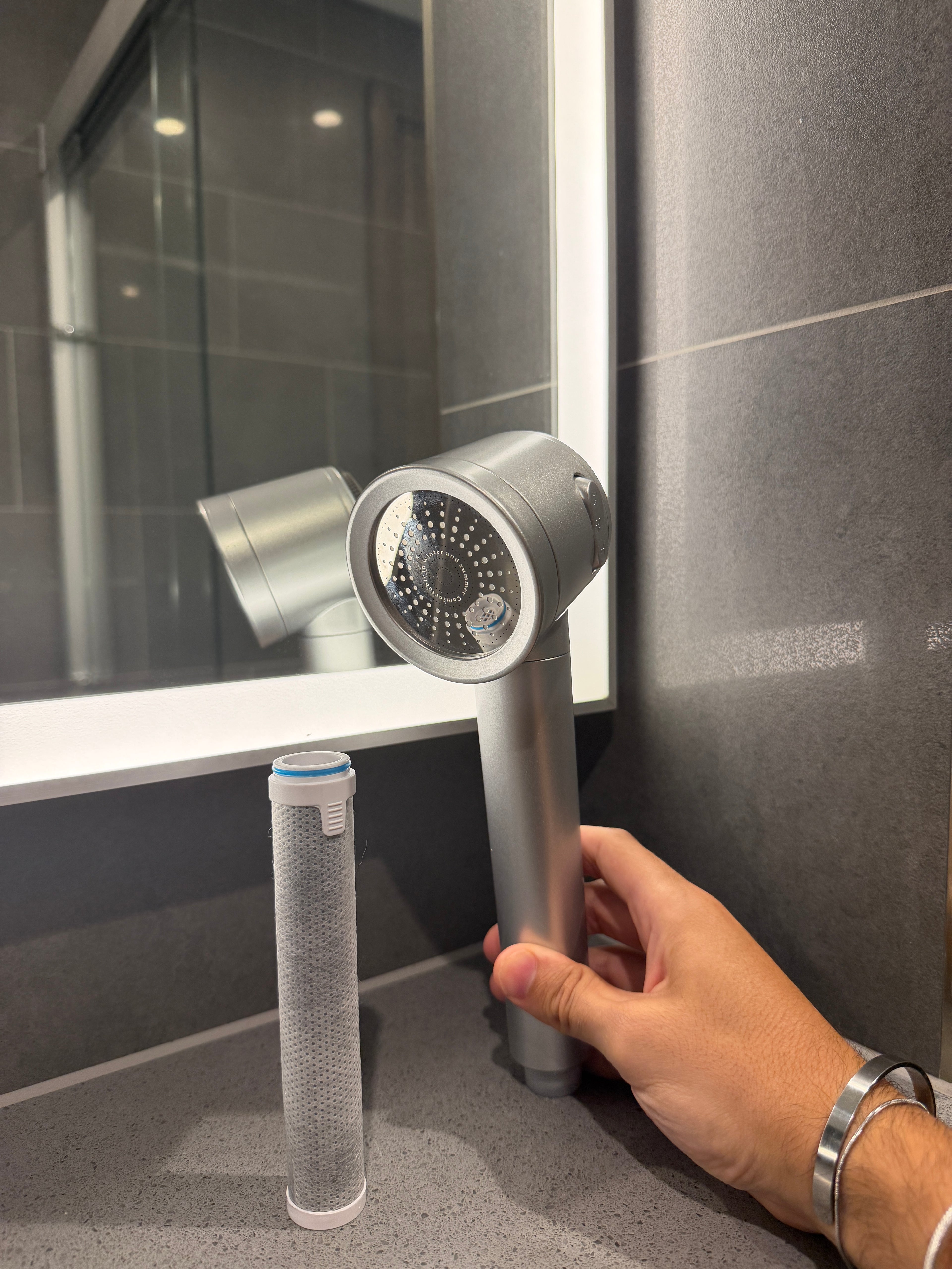 CLEAU Shower Head — Chrome