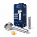 CLEAU Filtered Shower Head Activated Carbon Filter with Collagen + Hyaluronic Acid – Chrome